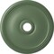 Ekena Millwork Theia Ceiling Medallion (Fits Canopies up to 6 3/4"), 24"OD x 3 5/8"ID x 1 3/4"P, Athenian Green CM24THAGF - alternate 1